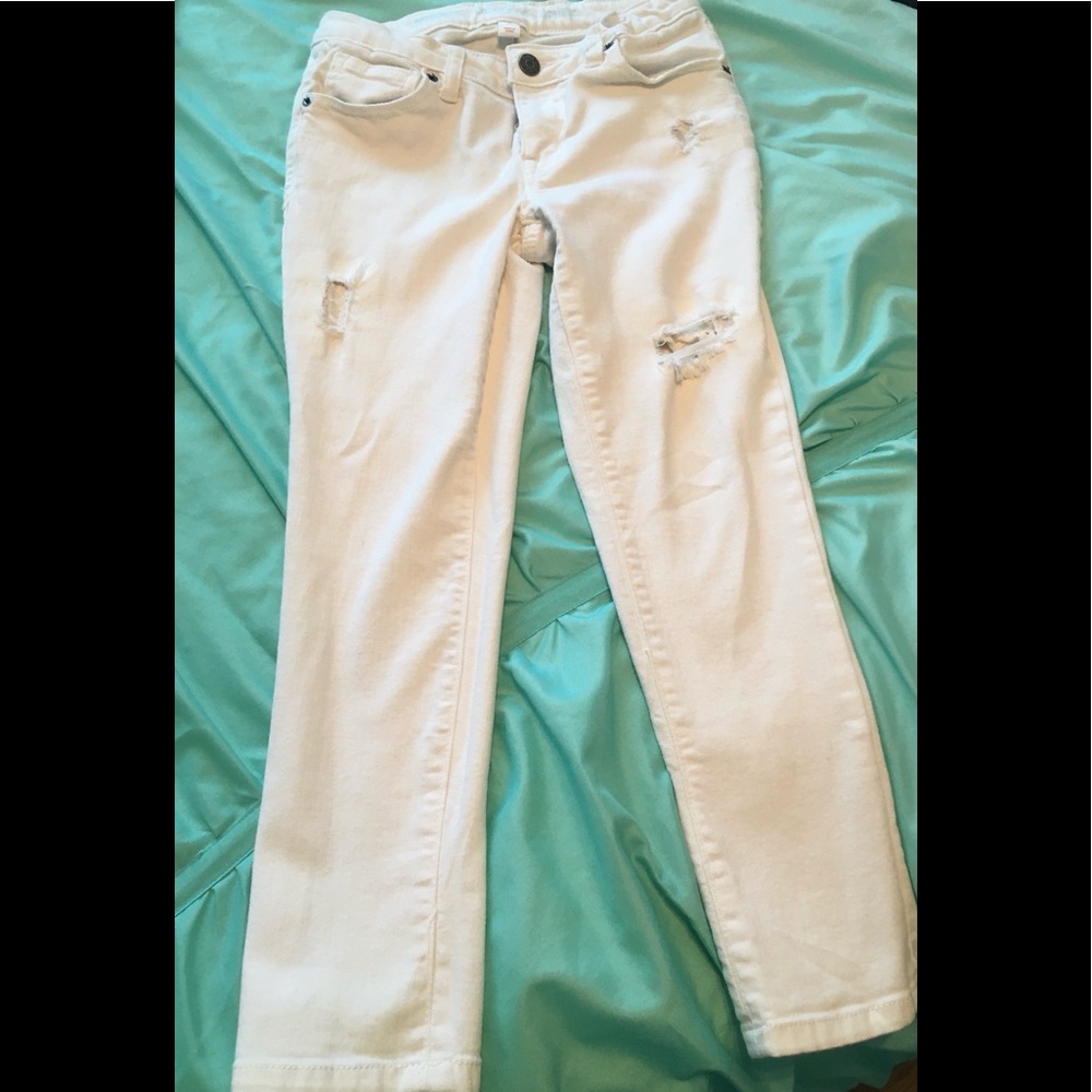 White jeans